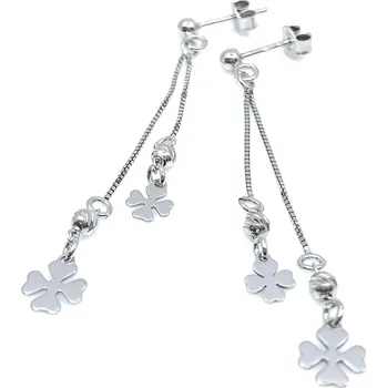 Náušnice Šperky Jan Kos Jan Kos jewellery Stříbrné náušnice čtyřlístek 12119084