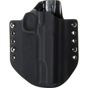Příslušenství pro sportovní střelbu RH Holsters OWB - 1911 5" - vnější kydexové pouzdro - poloviční sweatguard - černá/černá Pouzdro je pro: Levák