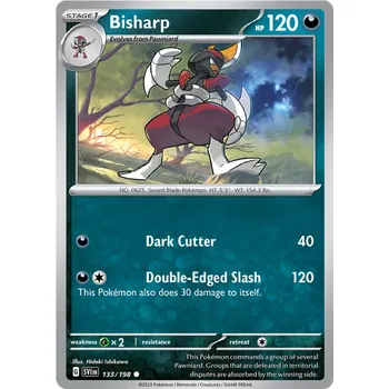 Sběratelská karetní hra Pokémon TCG Bisharp 133/198