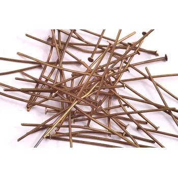 Korálek Ketlovací nýt 50mm staromosaz