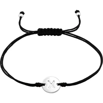 Náramek Olivie Provázkový náramek PÍSMENO X 7585 Ag 925; ≤0,8 g.