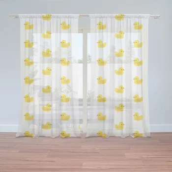 Záclona Sablio Záclony Žluté kačenky: 2ks 150x250cm