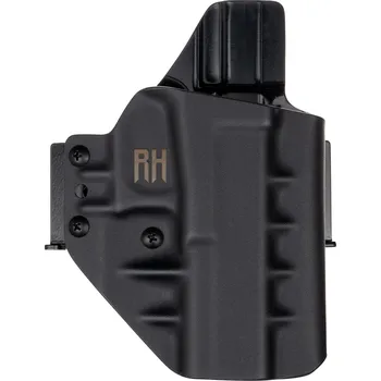 Příslušenství pro sportovní střelbu RH Holsters FROGY - Glock 17/22/31 - vnější kydexové pouzdro - poloviční sweatguard - černá Pouzdro je pro: Pravák