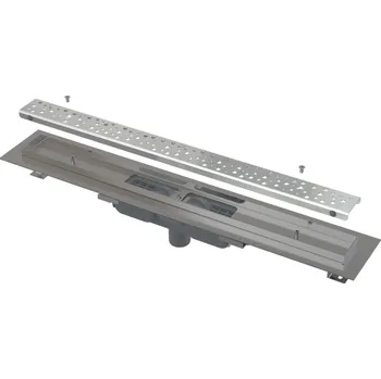 ALCAPLAST Antivandal Low - Podlahový žlab Antivandal s roštem, svislý odtok ALC-APZ1111-1150M