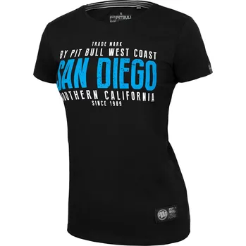 Dámské tričko PitBull West Coast - dámské triko SAN DIEGO 2 černé L
