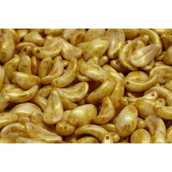 Korálek Korálky Zahnuté lístky č.1705 (7x13mm)