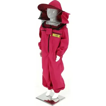 Lysoň Včelařská kombinéza s kloboukem - dětská růžová Velikost: 116