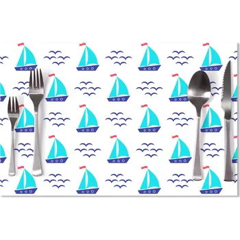 prostírání Sablio Prostírání Modré lodičky: 40x30cm