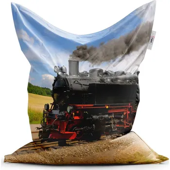 Sedací pytel Sablio Sedací vak Classic Lokomotiva 3 - 150x100 cm
