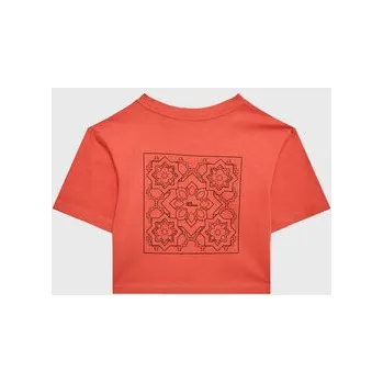 Pánské tričko Jack Wolfskin T-Shirt Teen Mosaic 1609841 Růžová Regular Fit 152