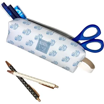 Penál Školní pouzdro MONSTERA - světle zelená