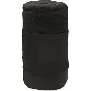 Pikniková deka Fleecová cestovní přikrývka - MUSALA RPET, černá