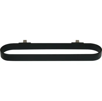 přebalovací pult a komoda Černý bambusový závěsný držák Quax Stella 35 x 8 cm