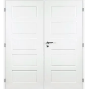 Interiérové dveře Vnitřní dveře bílé DOORNITE 165 cm OREGON dvoukřídlé