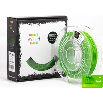 3D tisk Print With Smile Print WS Flex TPU 96A Green 1,75 mm, 0,5 kg