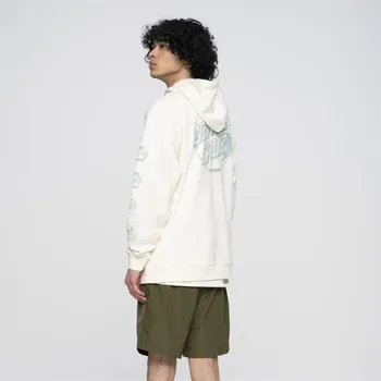 Pánská mikina SANTA CRUZ mikina - Planet Dot Hood Unbleached Cotton (UNBLEACHED COTTON ) velikost: L