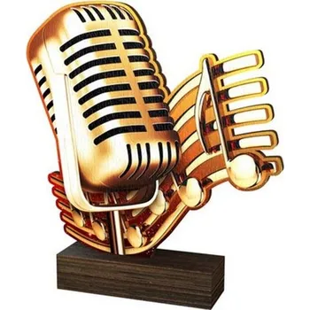 Volný čas Poháry Bauer Dřevěná plaketa WF182 | Hudba