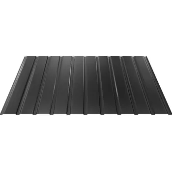 plechová krytina Blachotrapez T7 Polyester Standard RAL 1200 x 0,5 mm RAL 7016 antracitová šedá 1 m²