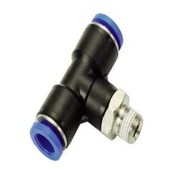 Fitinka Plastové T-šroubení G1/2"x 8mm PT8-1/2 , teflon, závit dole