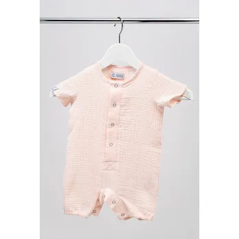 Dětský overall MAMBI Dětský mušelínový overal Mickey broskev Velikost: 86