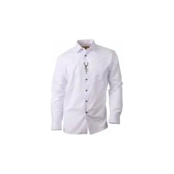 Pánská košile Margita Trapper Myslivecká košile s výšivkou EUGEN - Typ Krátký rukáv, Velikost 40