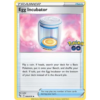 Sběratelská karetní hra Pokémon TCG Egg Incubator 066/078