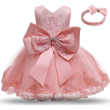 Dívčí šaty Áčkové šaty pro holčičku s volánky Velikost: 24M, Barva (Varianta): 02 světle růžová