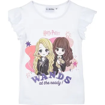 Dívčí tričko Bílé dívčí tričko - Luna a Hermiona Velikost: 116