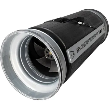 Domácí ventilátor SystemAir Revolution Silenced V2 EC Vector Low Power 315 mm, 2224 m3/h (Revolution Silenced V2 je dokonalý ventilátor pohlcující zvuk s tichými EC motory a dvojitě vyváženými lopatkami.)