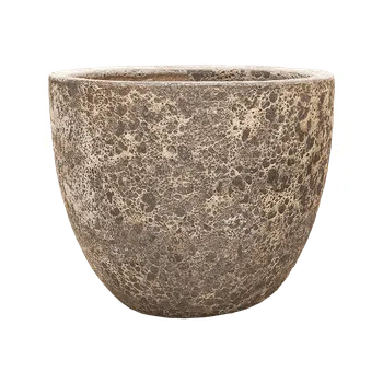 Květináč Moderní keramický květináč Baq Lava, Couple relic rust metal 55x48cm