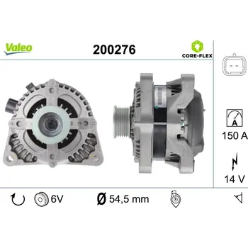 Alternátor generátor VALEO 200276
