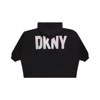DKNY Bunda pro přechodné období D36673 S Černá Regular Fit 8Y