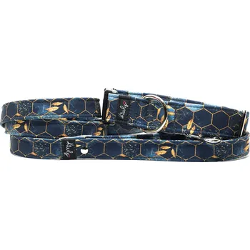 Obojek pro psa Obojek HAPPYZOO BY KIWLY softshell Zlatá temnota 2x22-32cm