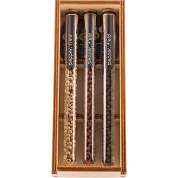 Kosmetická sada Dárková sada kampotského pepře (3×12 g)