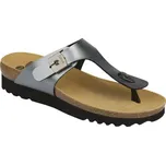 Scholl BOA VISTA UP cínově šedé dámské zdravotní žabky s technologií Bioprint®