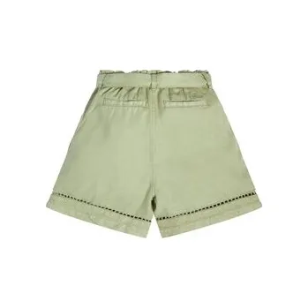 Guess Šortky z materiálu J3GD03 WE8R0 Zelená Relaxed Fit 8Y