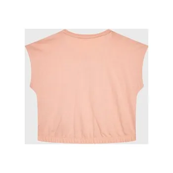 Pánská móda Guess T-Shirt J3GI11 K8HM3 Růžová Boxy Fit 8Y