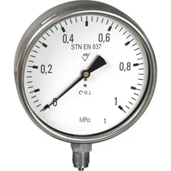 PREMATLAK, a.s. manometr 13333 0/4MPa, G1/2B spodní přip., tř.1%