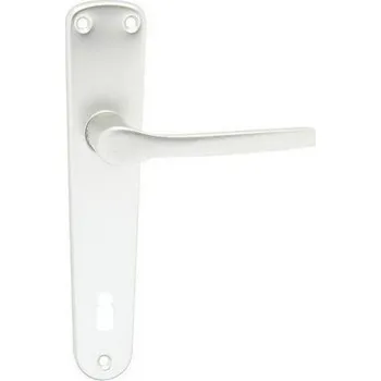 Dveřní kování Hliníková klika dveří MONET stříbrný elox kování COBRA