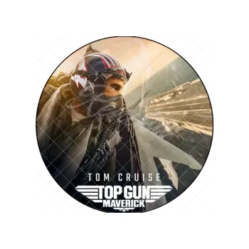 Jedlá dekorace na dort TOP GUN, VARIANTA Fondánový list 1736