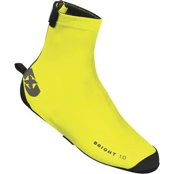 Cyklistické návleky Voděodolné návleky přes cyklo boty a tretry BRIGHT SHOES 1.0, OXFORD (žluté fluo) (Velikost: L ( bot 41 až 43))