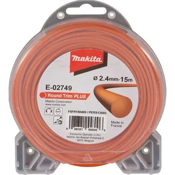 Struna do sekačky MAKITA E-02749 Struna nylonová Plus 2,4mm, 15m, oranžová free_store_pickup