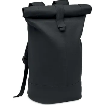 Městský batoh Batoh z praného plátna - ZURICH ROLL, černá