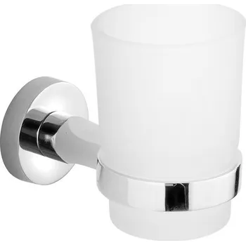 Aqualine SAMBA sklenka, mléčné sklo, chrom, SB104