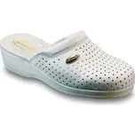 Scholl CLOG BACK GUARD bílé dámské zdravotní pantofle