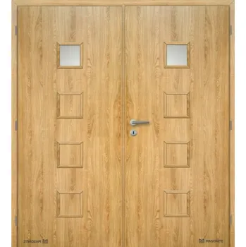 Interiérové dveře Dveře DOORNITE interiérové 160 cm QUADRA 1 dvoukřídlé laminované