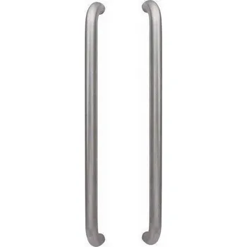 Dveřní kování COBRA Madlo na dveře nerezové 100 cm INOX G - pár