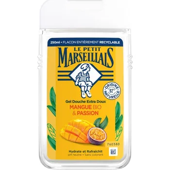 Sprchový gel LE PETIT MARSEILLAIS BIO sprchový gel MANGO A MARAKUJA 250ml