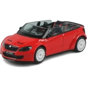 Plastikový model Abrex Škoda Fabia II FL RS2000 Concept (2011) - Červená