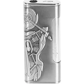 Zapalovač Zapalovač Motorka stříbrná patina (Stříbrný zapalovač)